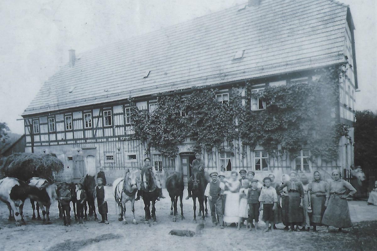 Alter Gutshof Papstdorf vor langer Zeit